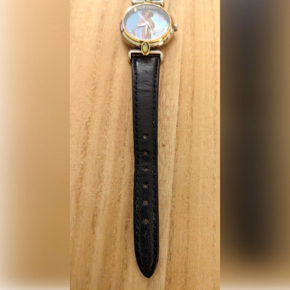 1996 Fossil Barbie Watch Limited Edition "Summer Sophisticate," Black Leather - Picture 6 of 10